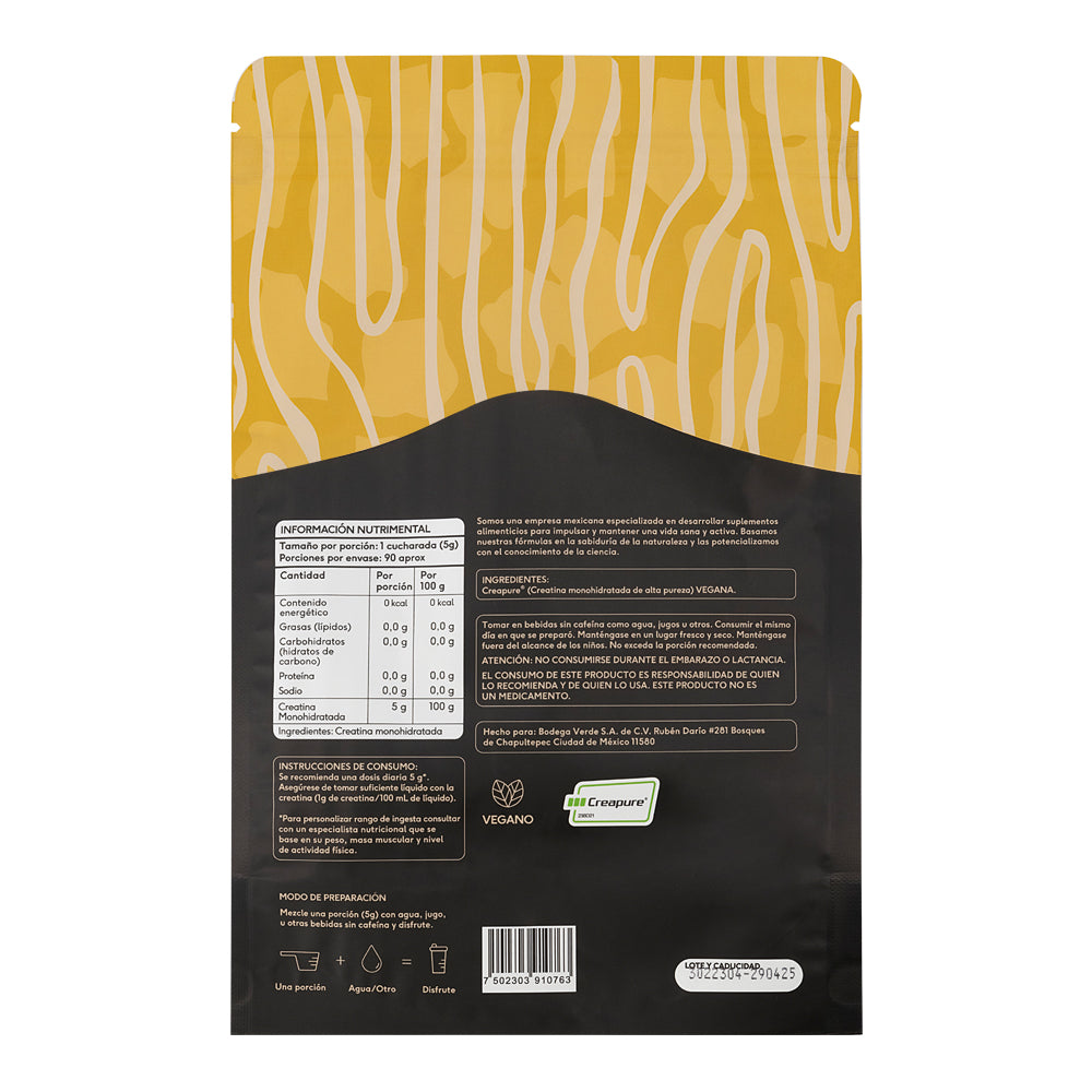 Creatina Monohidratada Creapure® (90 Porciones)