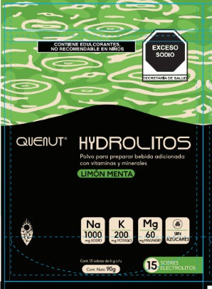Hydrolitos Limon-Menta Pouch 15 sobres